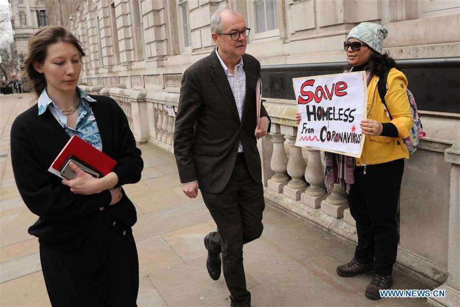 BRITAIN-LONDON-COVID-19-COBRA MEETING