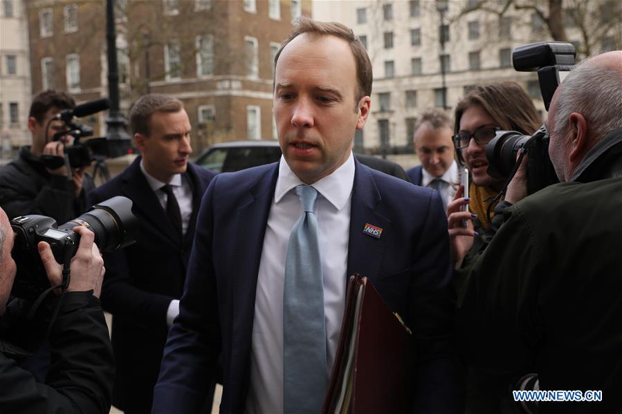 BRITAIN-LONDON-COVID-19-COBRA MEETING