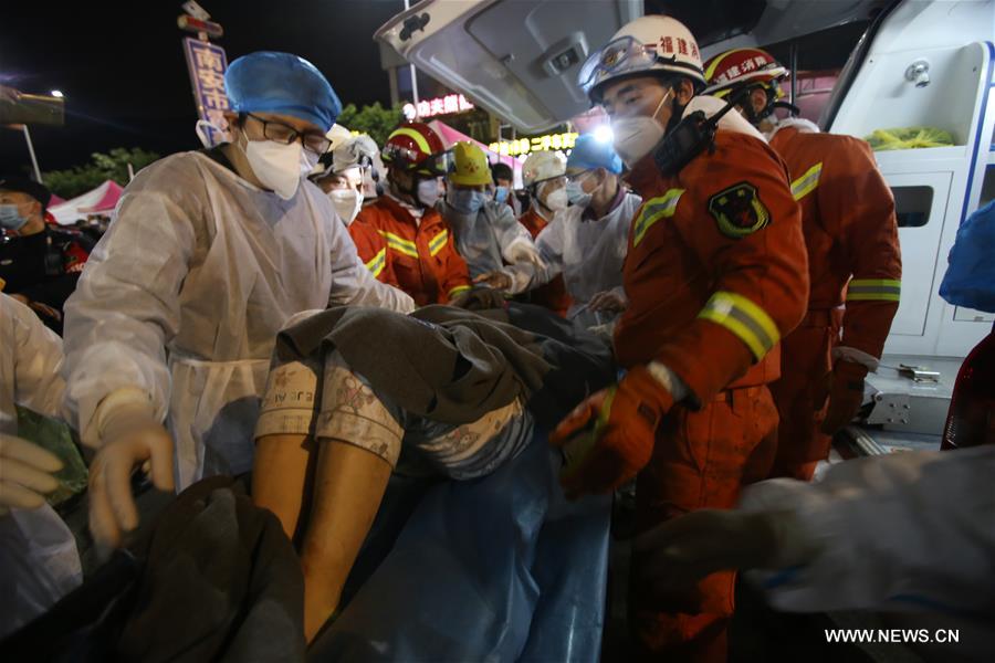 #CHINA-FUJIAN-QUANZHOU-BUILDING COLLAPSE-RESCUE (CN)