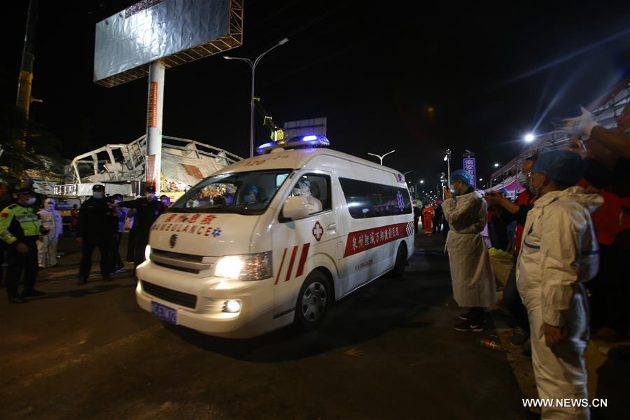 #CHINA-FUJIAN-QUANZHOU-BUILDING COLLAPSE-RESCUE (CN)