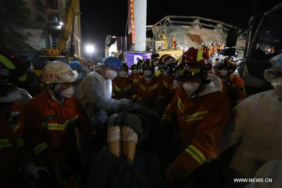 #CHINA-FUJIAN-QUANZHOU-BUILDING COLLAPSE-RESCUE (CN)