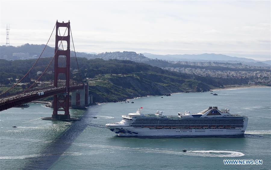 U.S.-SAN FRANCISCO-GRAND PRINCESS-CRUISE SHIP-COVID-19