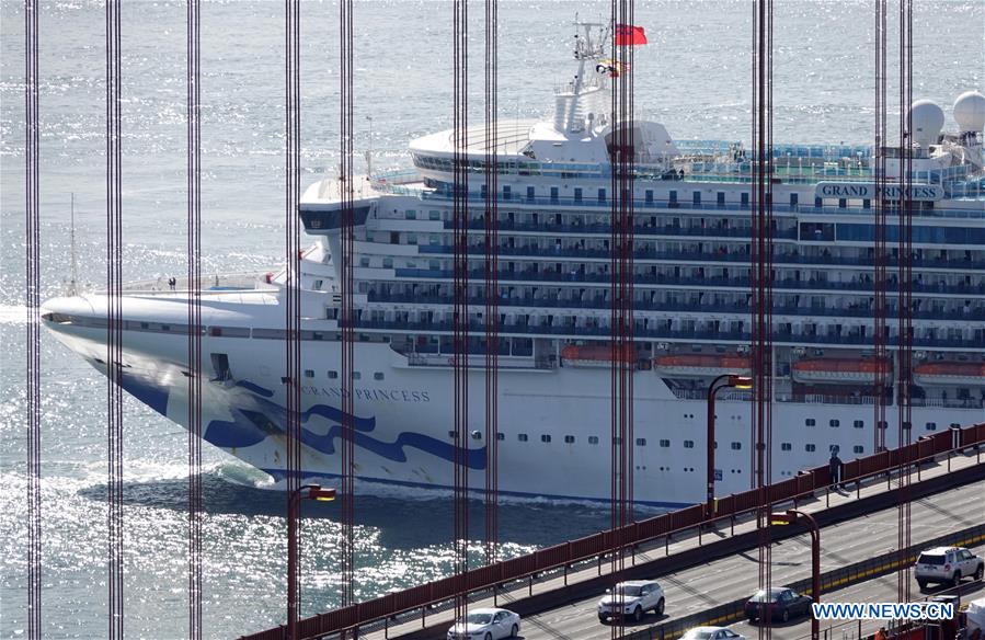 U.S.-SAN FRANCISCO-GRAND PRINCESS-CRUISE SHIP-COVID-19