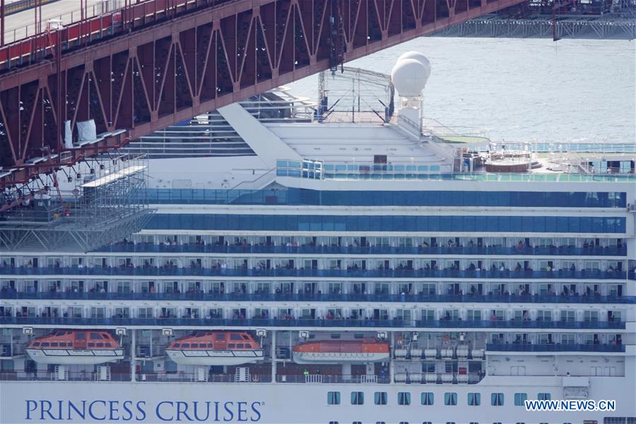 U.S.-SAN FRANCISCO-GRAND PRINCESS-CRUISE SHIP-COVID-19