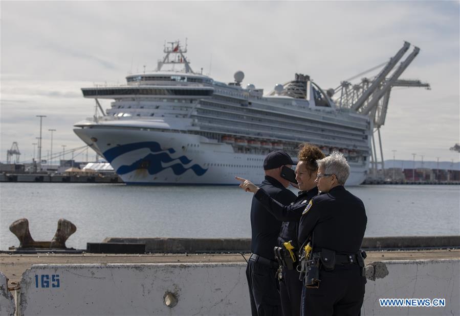 U.S.-SAN FRANCISCO-GRAND PRINCESS-CRUISE SHIP-COVID-19