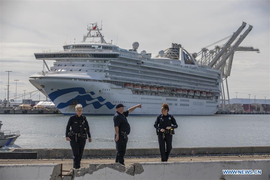 U.S.-SAN FRANCISCO-GRAND PRINCESS-CRUISE SHIP-COVID-19