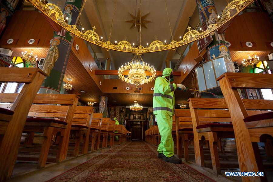 MIDEAST-BEIT SAHOUR-CORONAVIRUS