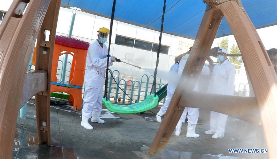 KUWAIT-HAWALLI GOVERNORATE-CORONAVIRUS-STERILIZATION CAMPAIGN