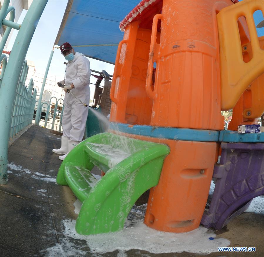 KUWAIT-HAWALLI GOVERNORATE-CORONAVIRUS-STERILIZATION CAMPAIGN