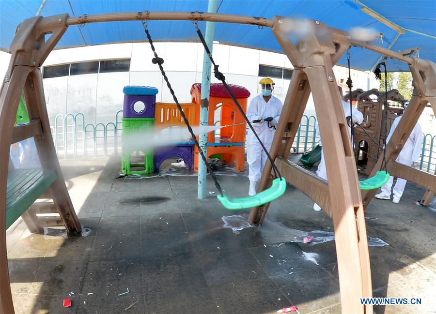 KUWAIT-HAWALLI GOVERNORATE-CORONAVIRUS-STERILIZATION CAMPAIGN