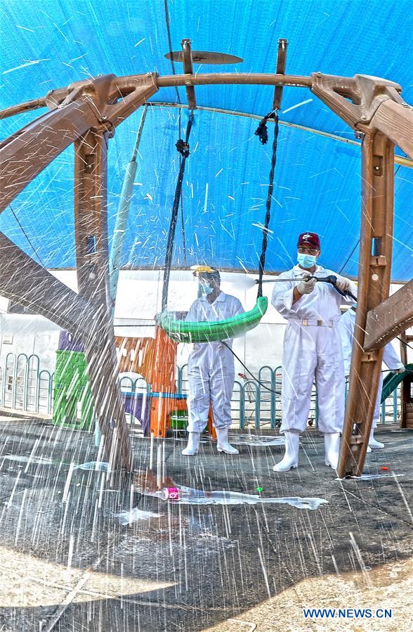 KUWAIT-HAWALLI GOVERNORATE-CORONAVIRUS-STERILIZATION CAMPAIGN