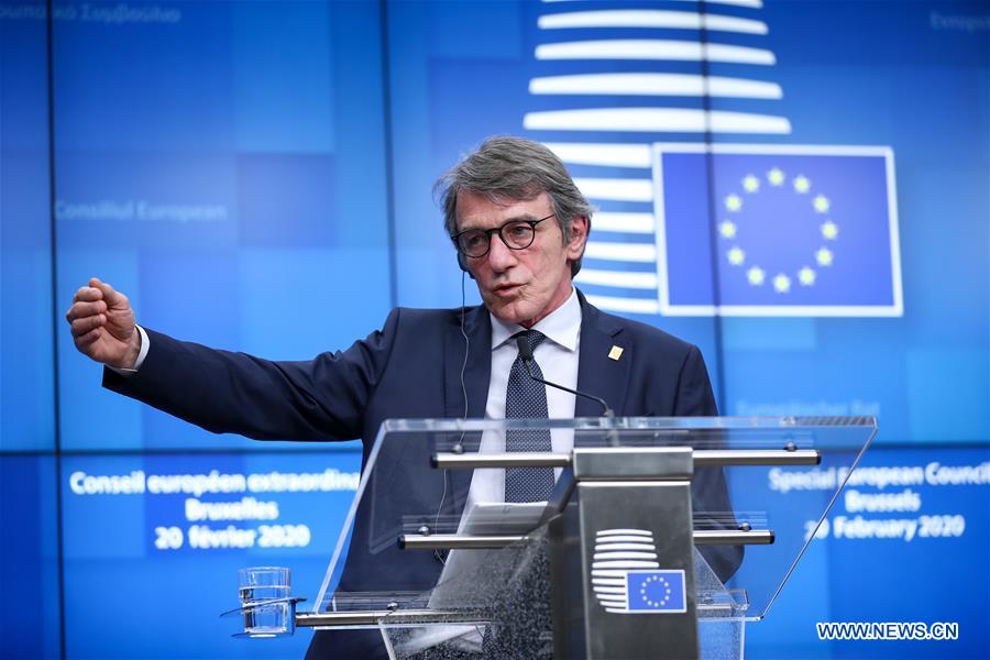 BELGIUM-BRUSSELS-EUROPEAN PARLIAMENT-PRESIDENT-SELF QUARANTINE