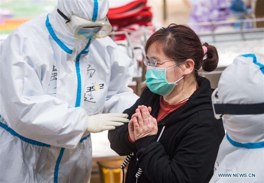 CHINA-WUHAN-TEMPORARY HOSPITAL-CURED PATIENTS (CN)