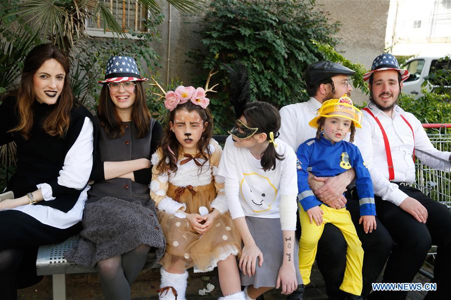 ISRAEL-BNEI BRAK-PURIM CELEBRATION