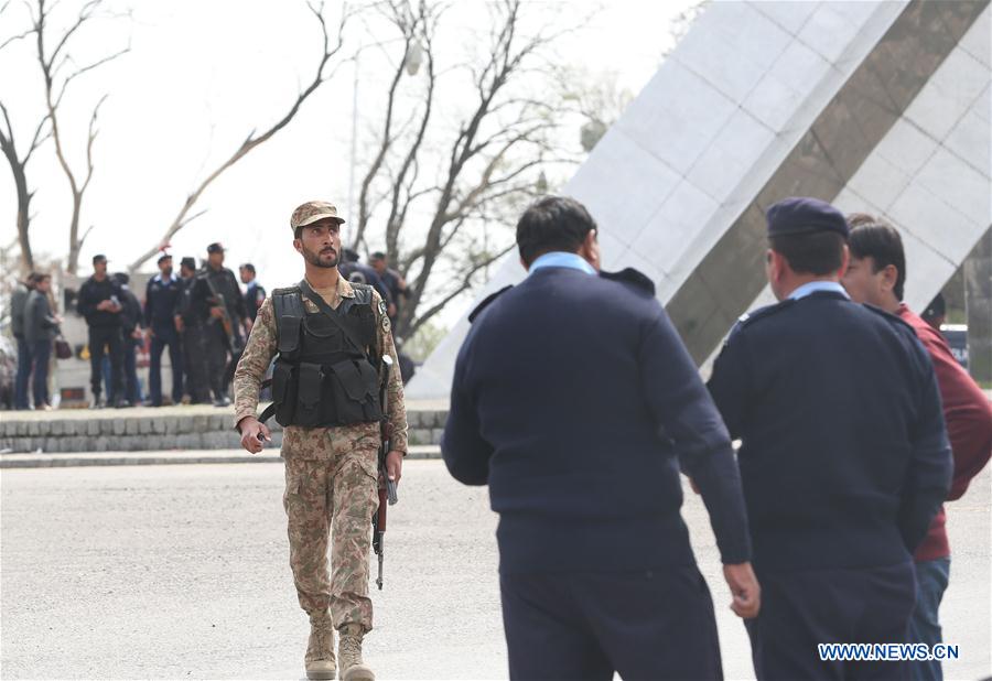 PAKISTAN-ISLAMABAD-FIGHTER PLANE-CRASH