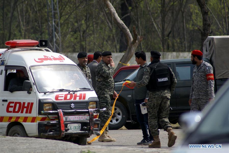 PAKISTAN-ISLAMABAD-FIGHTER PLANE-CRASH