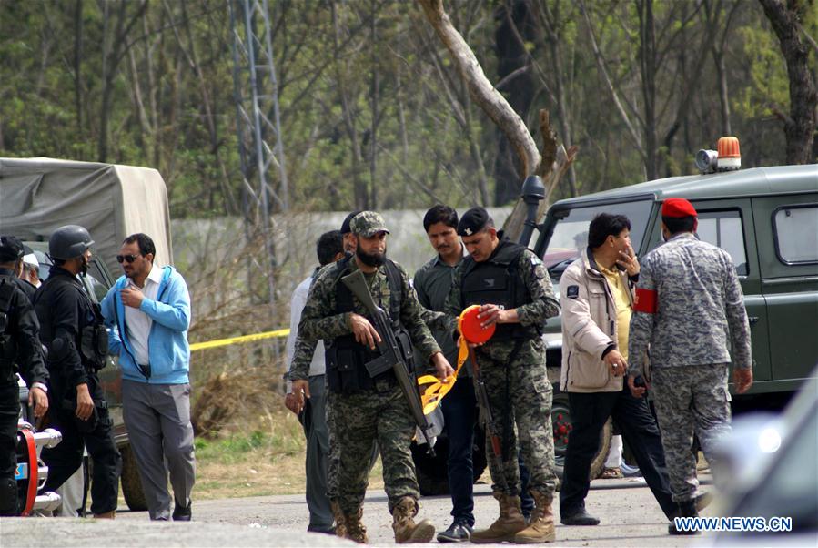 PAKISTAN-ISLAMABAD-FIGHTER PLANE-CRASH