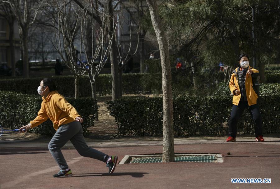 CHINA-BEIJING-SPRING-COMMUNITY-OUTDOOR EXERCISE (CN)