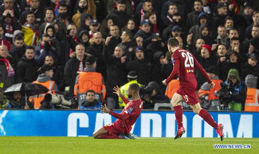 (SP)BRITAIN-LIVERPOOL-FOOTBALL-UEFA CHAMPIONS LEAGUE-LIVERPOOL VS ATLETICO MADRID