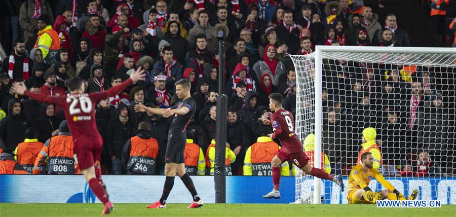 (SP)BRITAIN-LIVERPOOL-FOOTBALL-UEFA CHAMPIONS LEAGUE-LIVERPOOL VS ATLETICO MADRID