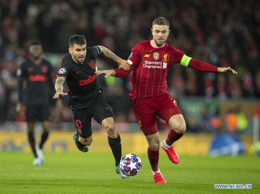 (SP)BRITAIN-LIVERPOOL-FOOTBALL-UEFA CHAMPIONS LEAGUE-LIVERPOOL VS ATLETICO MADRID