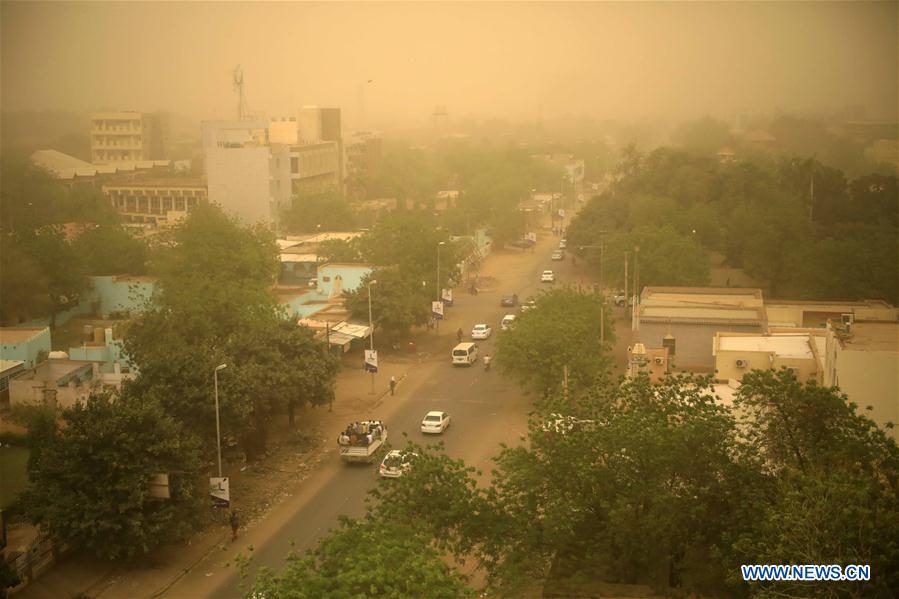 SUDAN-KHARTOUM-DUST STORM 