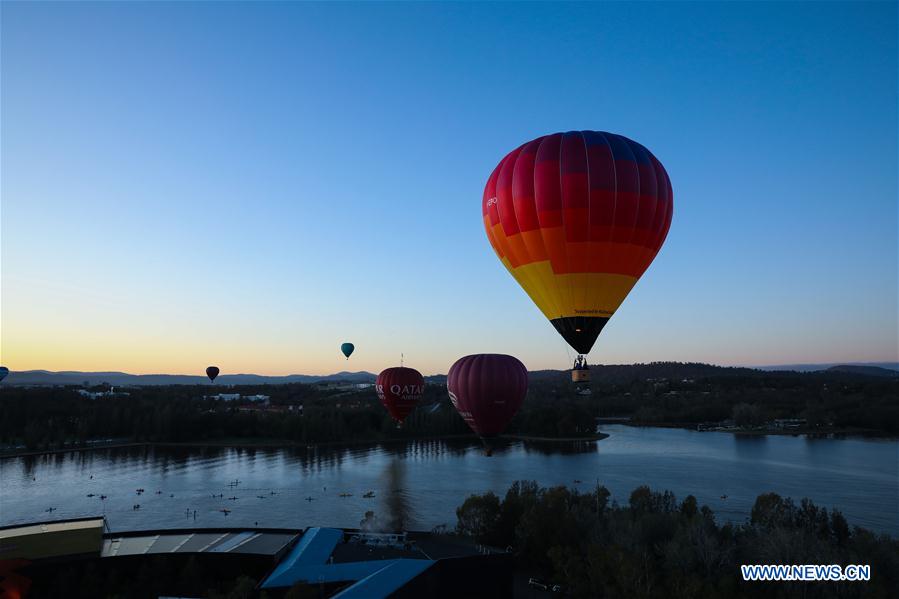 AUSTRALIA-CANBERRA-HOT AIR BALLOONS