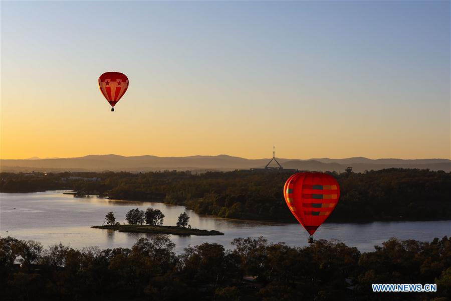 AUSTRALIA-CANBERRA-HOT AIR BALLOONS