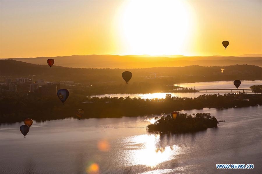 AUSTRALIA-CANBERRA-HOT AIR BALLOONS