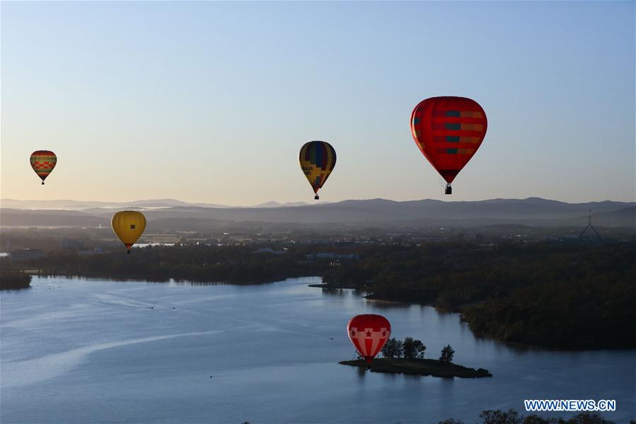 AUSTRALIA-CANBERRA-HOT AIR BALLOONS