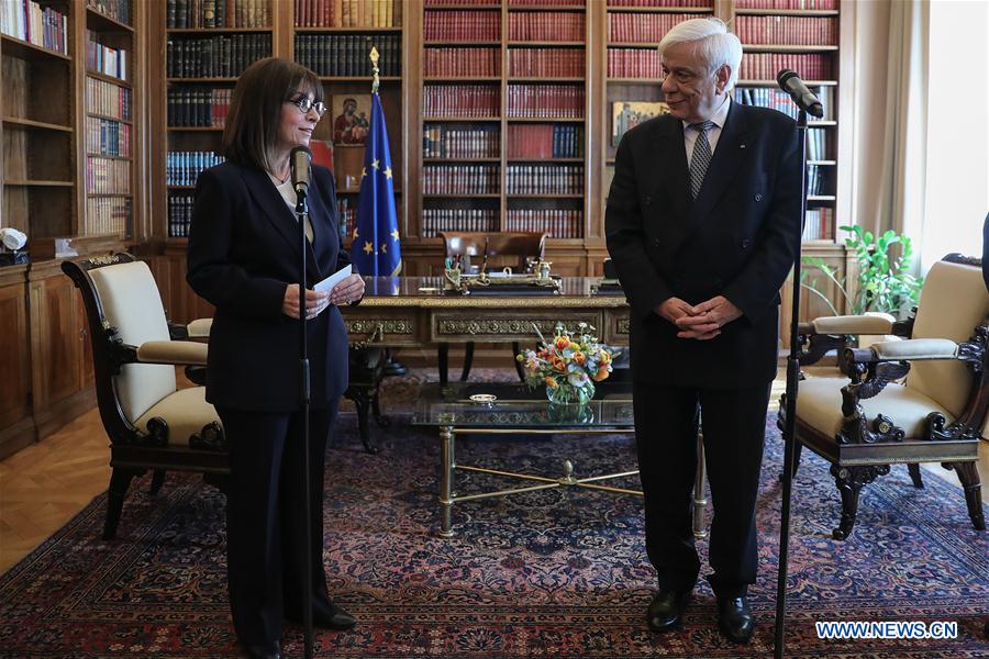 GREECE-ATHENS-NEW PRESIDENT-SWORN IN