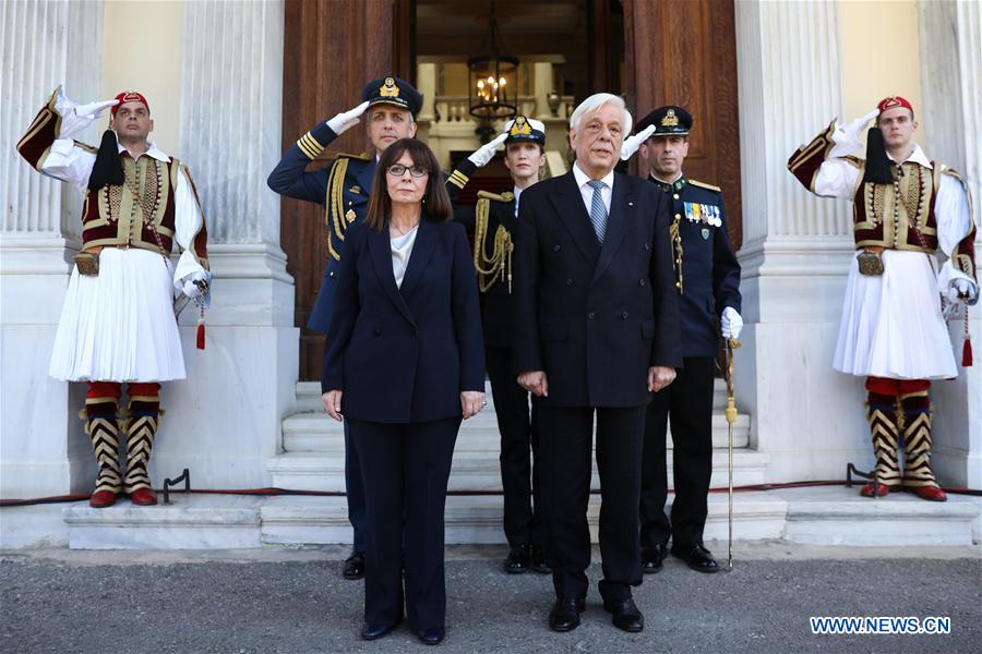 GREECE-ATHENS-NEW PRESIDENT-SWORN IN