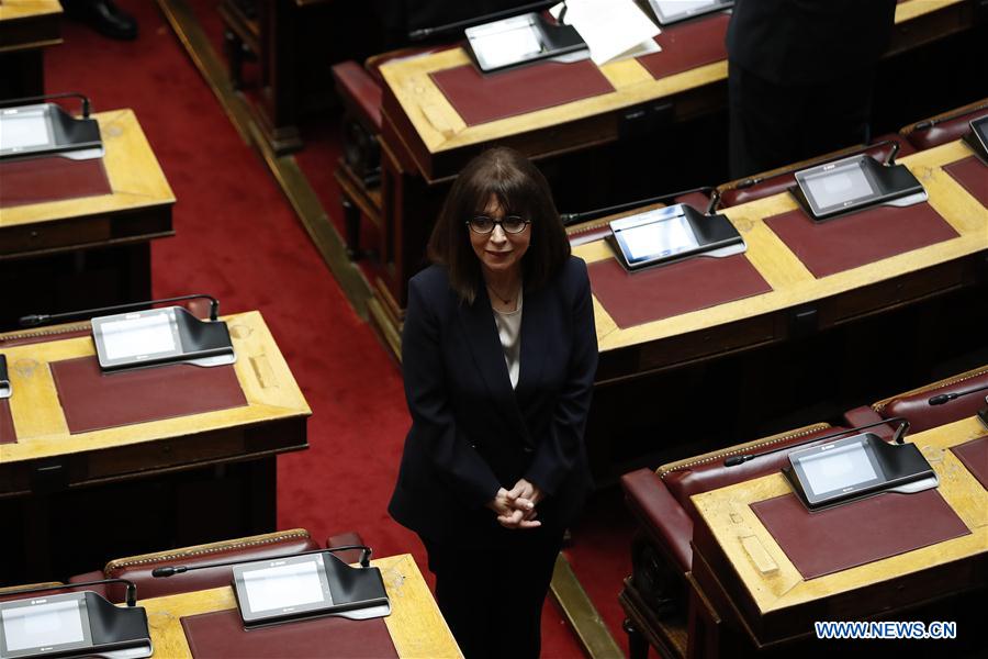 GREECE-ATHENS-NEW PRESIDENT-SWORN IN