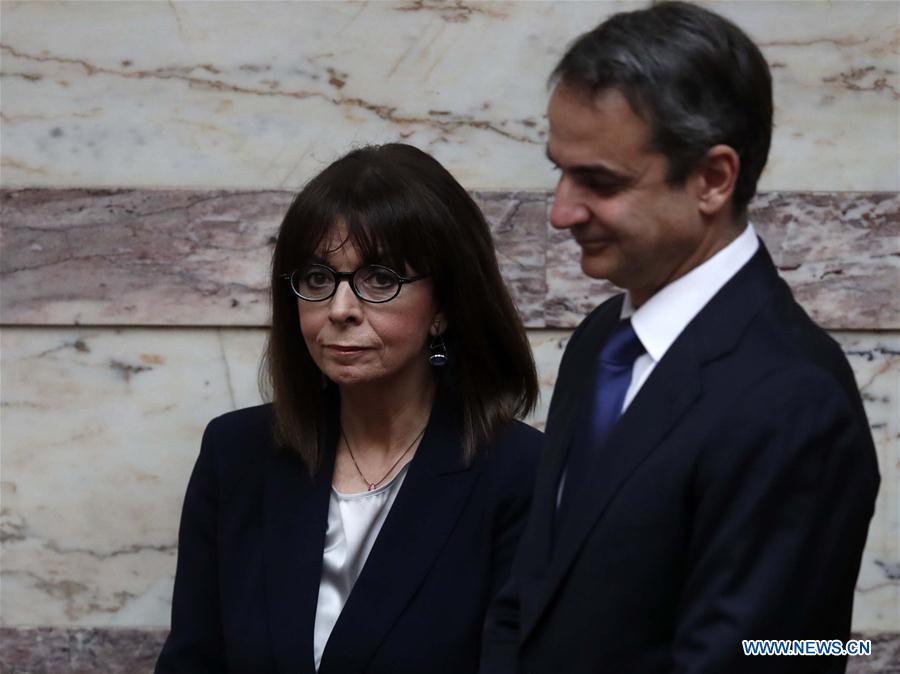 GREECE-ATHENS-NEW PRESIDENT-SWORN IN