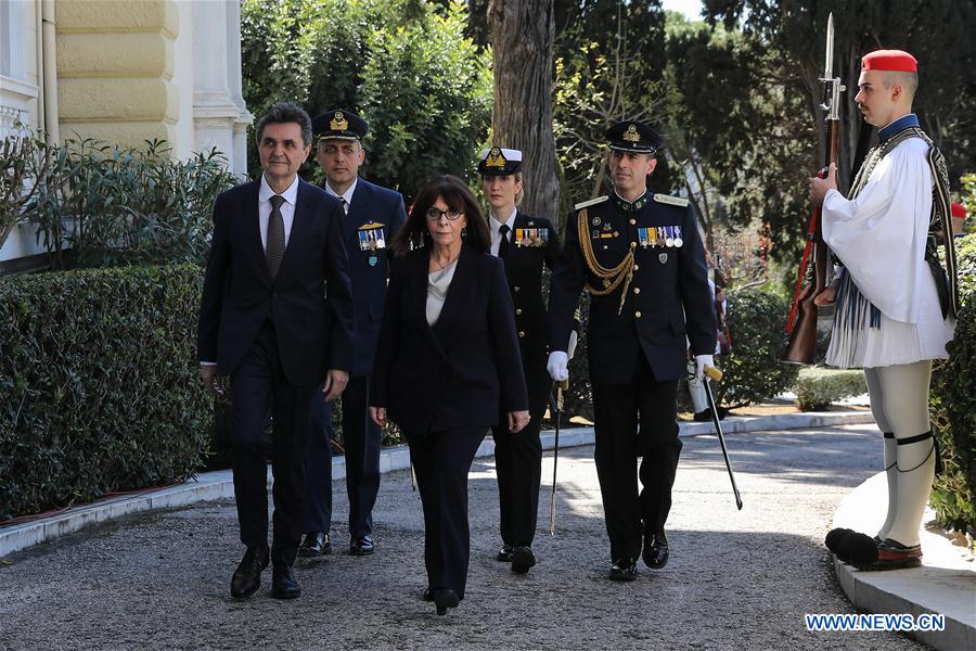 GREECE-ATHENS-NEW PRESIDENT-SWORN IN