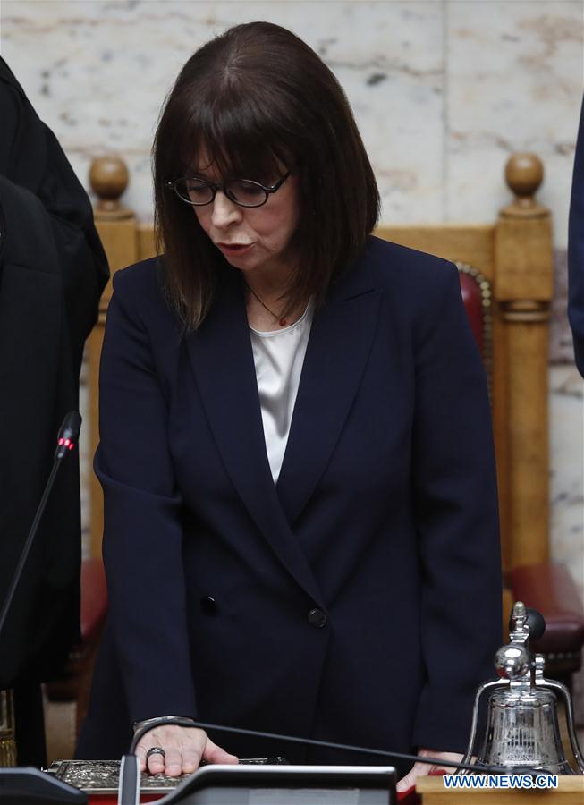 GREECE-ATHENS-NEW PRESIDENT-SWORN IN