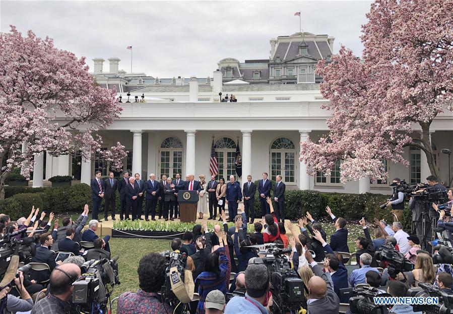 U.S.-WASHINGTON D.C.-TRUMP-COVID-19-NATIONAL EMERGENCY