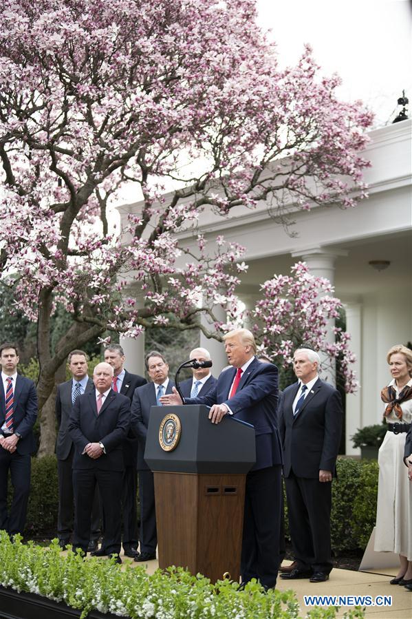 U.S.-WASHINGTON D.C.-TRUMP-COVID-19-NATIONAL EMERGENCY