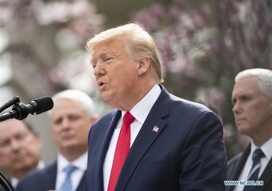 U.S.-WASHINGTON D.C.-TRUMP-COVID-19-NATIONAL EMERGENCY