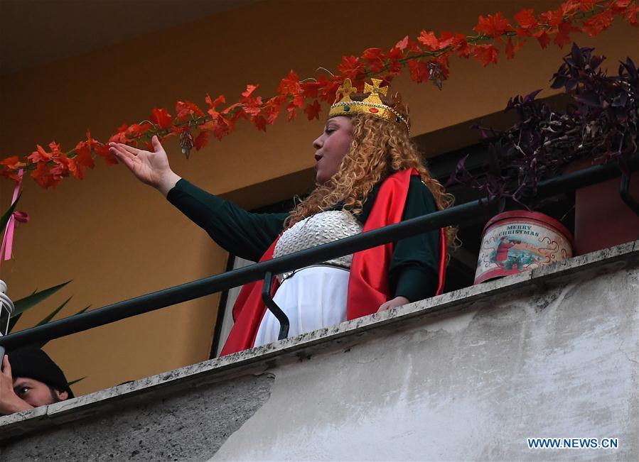 ITALY-ROME-COVID-19-FLASH MOB