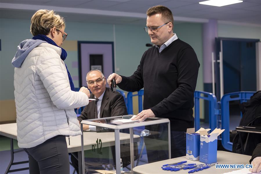 FRANCE-LILLE-MUNICIPAL ELECTIONS-COVID-19