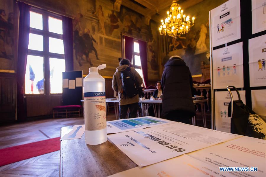 FRANCE-PARIS-MUNICIPAL ELECTIONS-COVID-19