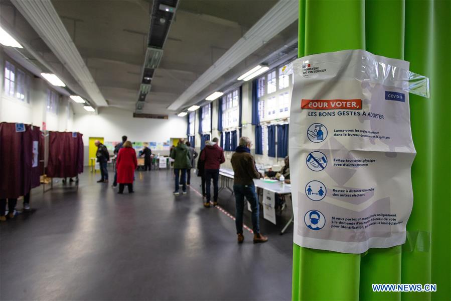 FRANCE-PARIS-MUNICIPAL ELECTIONS-COVID-19