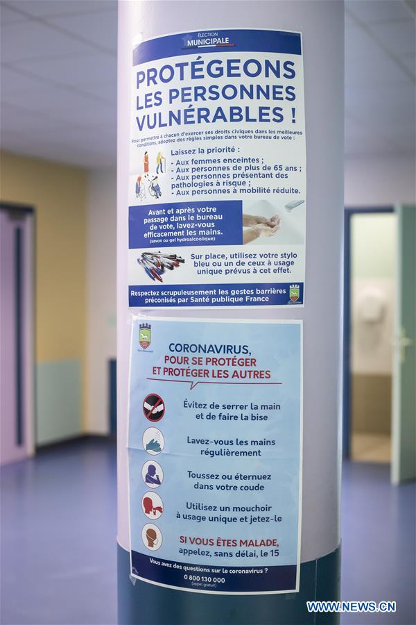 FRANCE-LILLE-MUNICIPAL ELECTIONS-COVID-19