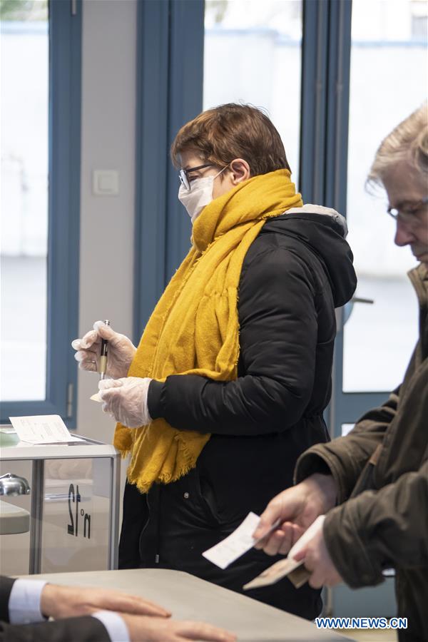 FRANCE-LILLE-MUNICIPAL ELECTIONS-COVID-19