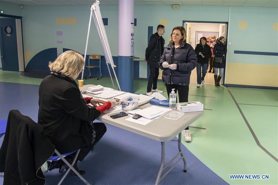 FRANCE-LILLE-MUNICIPAL ELECTIONS-COVID-19