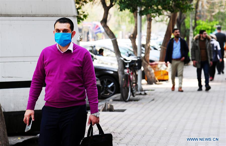 SYRIA-DAMASCUS-COVID-19-PREVENTION-FACE MASK