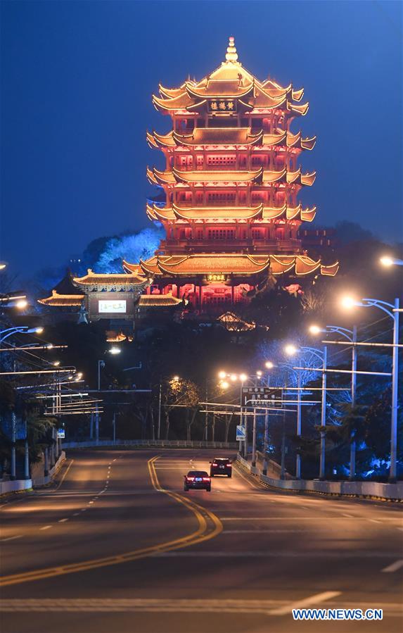CHINA-HUBEI-WUHAN-NIGHT VIEW (CN)