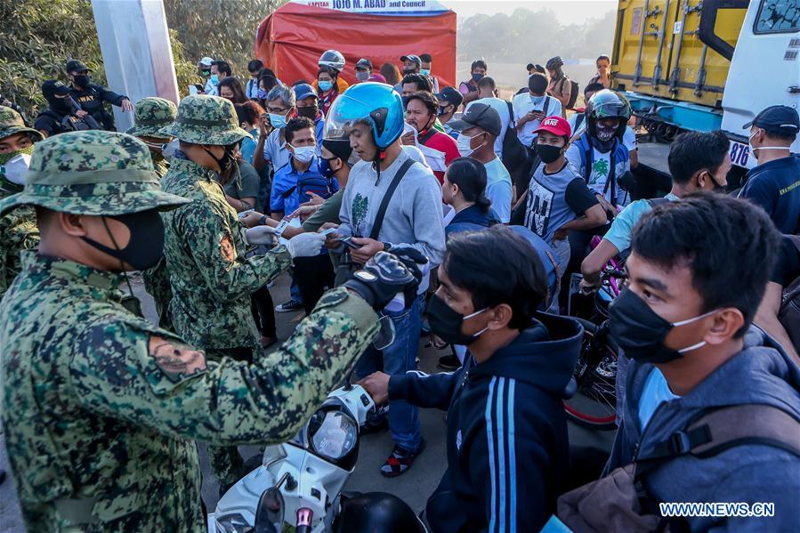 PHILIPPINES-QUEZON CITY-COMMUNITY QUARANTINE-COVID-19