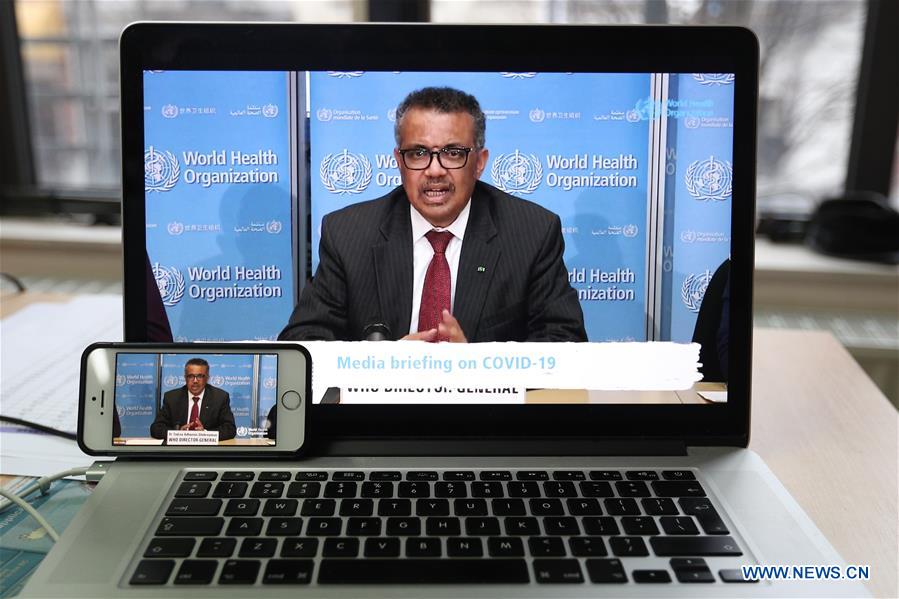 BELGIUM-BRUSSELS-SWITZERLAND-WHO-COVID-19-VIRTUAL PRESS CONFERENCE